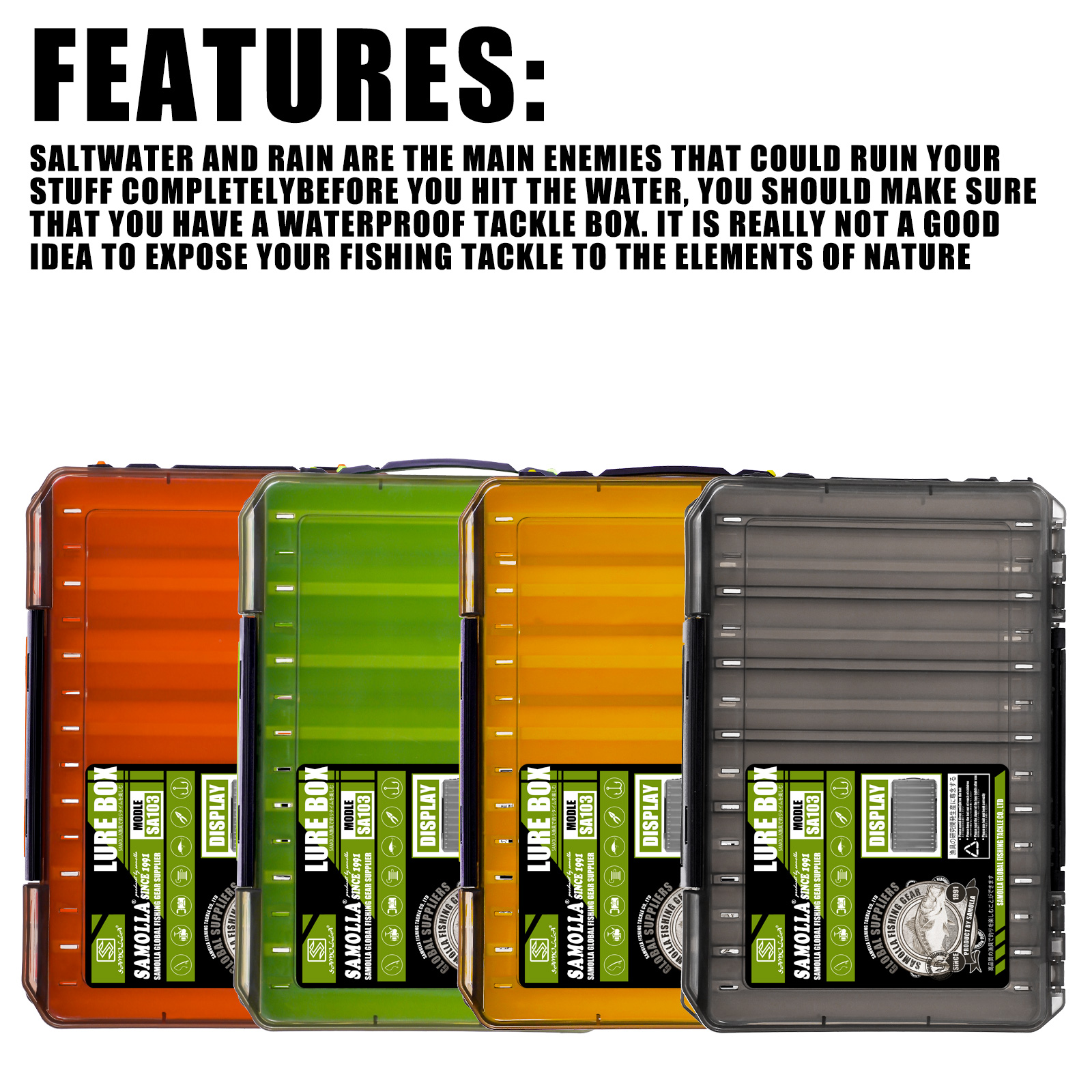 Double Sided Lure Baits Box Fi - مراجعة Fishing Kayak Crate وسعره