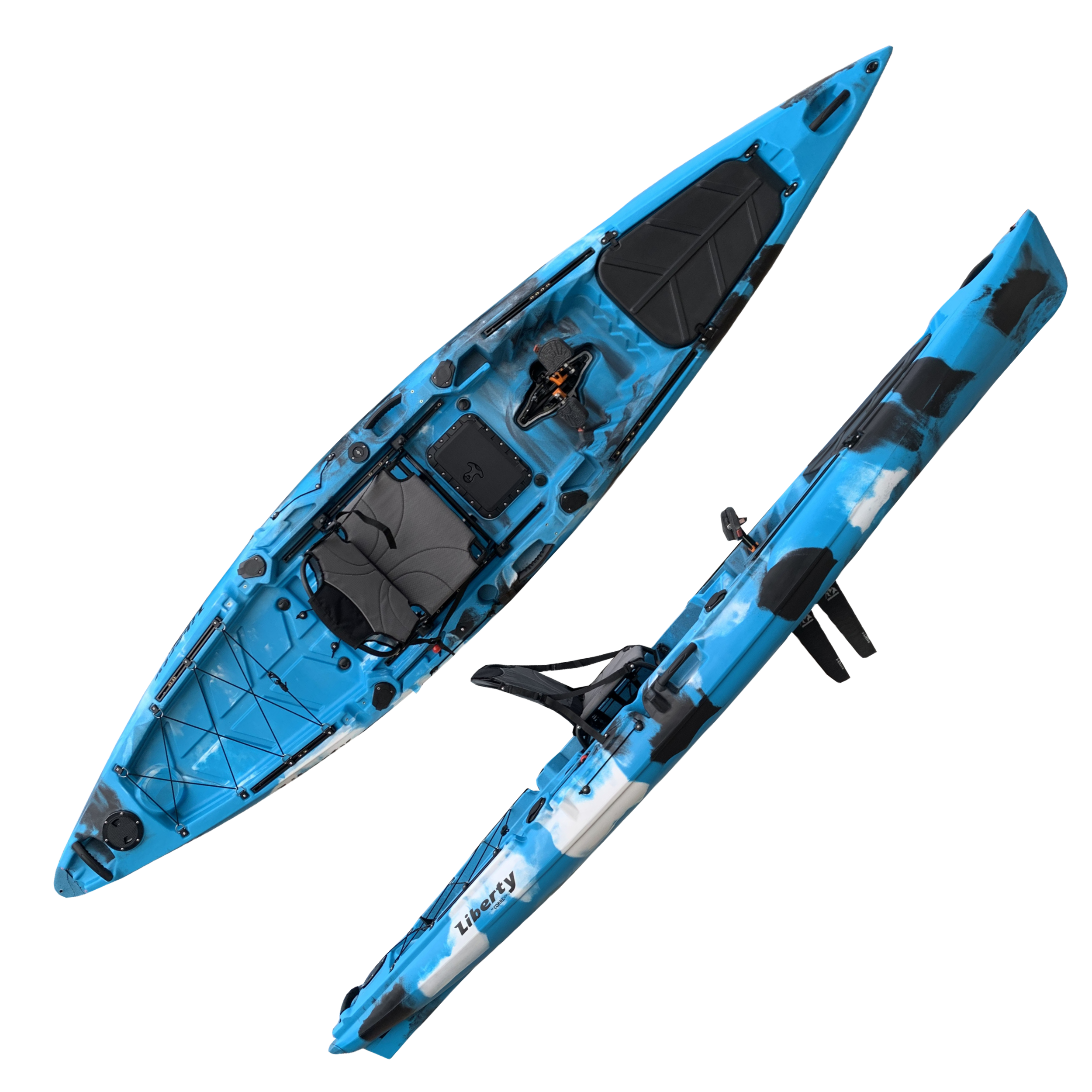 Zero Kayak New 4.15m One Perso - مراجعة Fishing Kayak Pedal Drive وسعره