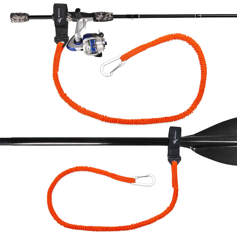 Elastic Kayak Canoe Paddle Lea - مراجعة Fishing Kayak Paddle Leash وسعره