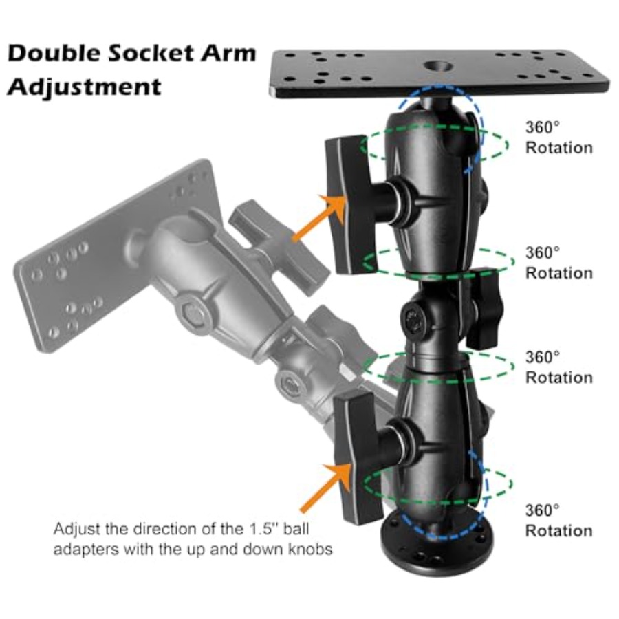 Boat/Kayak/Fishing Ball Fish F - مراجعة Fishing Kayak Fish Finder Mount وسعره