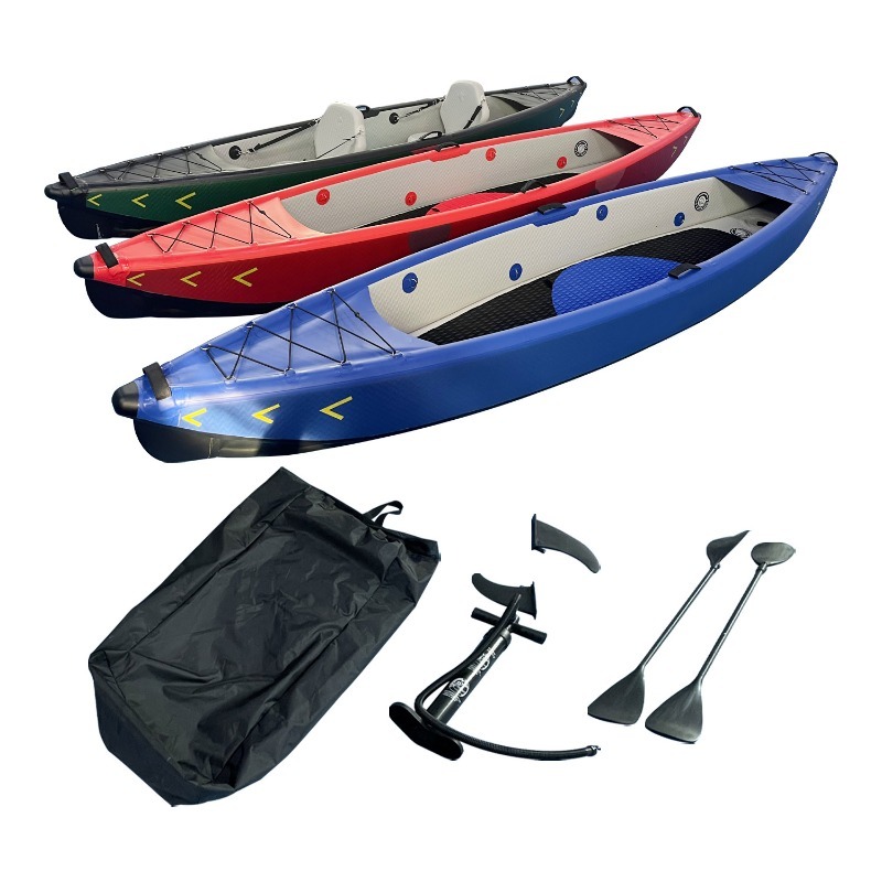 New Design 4.2m Portable Infla - مراجعة Fishing Kayak Inflatable وسعره