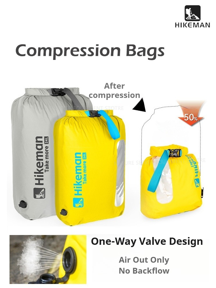 HIKEMAN Vacuum Compression Bag - مراجعة Fishing Kayak Storage Bag وسعره