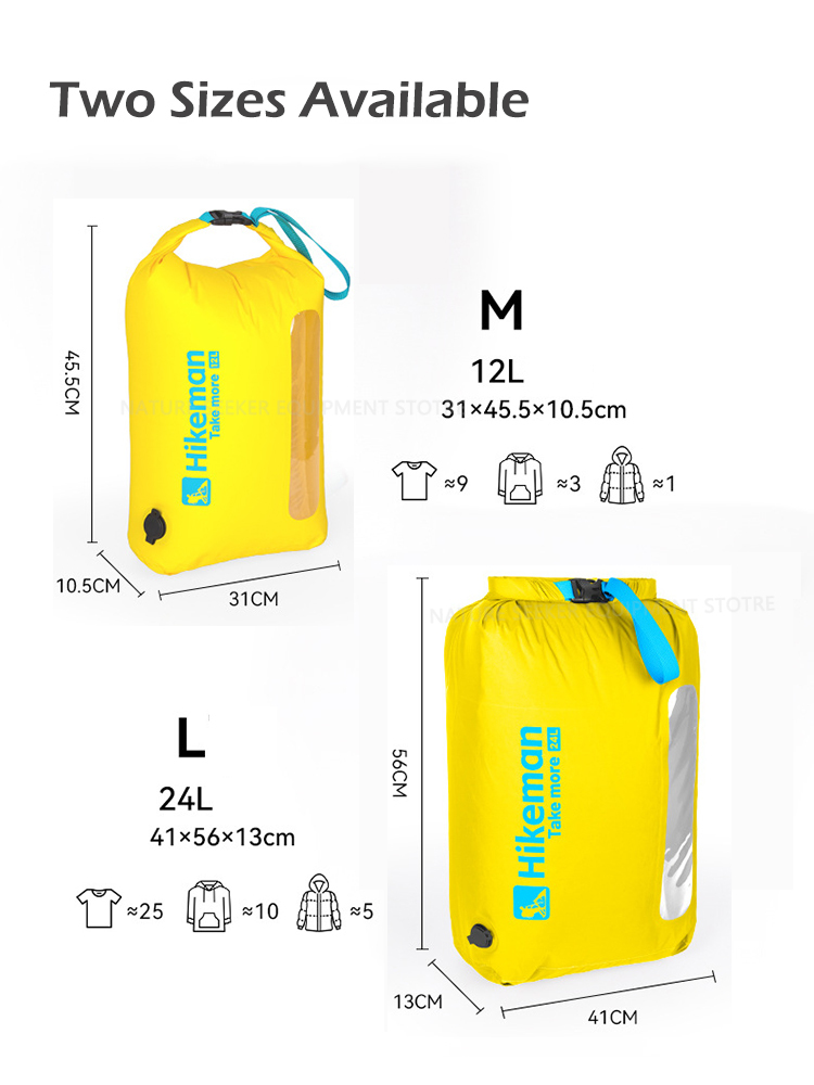 HIKEMAN Vacuum Compression Bag - مراجعة Fishing Kayak Storage Bag وسعره