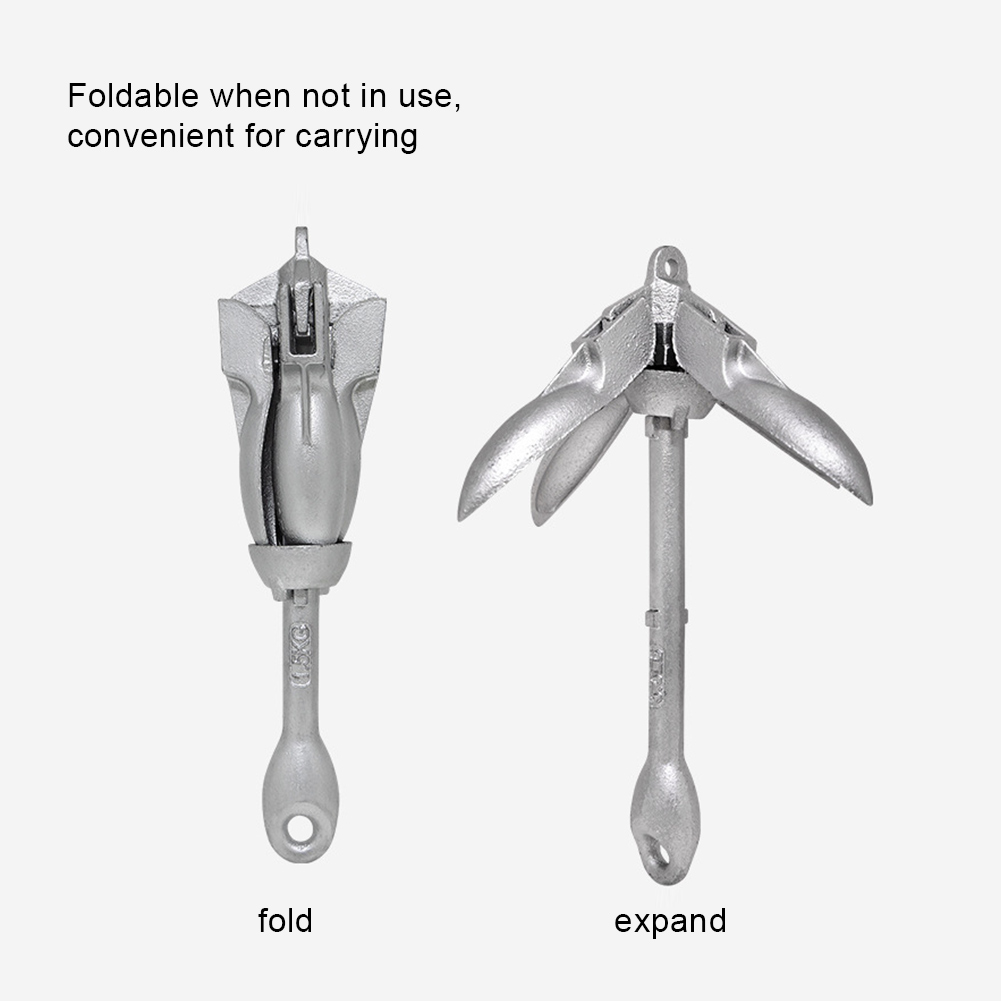 0.7KG 1.5KG Grapnel Anchor wit - مراجعة Fishing Kayak Anchor وسعره