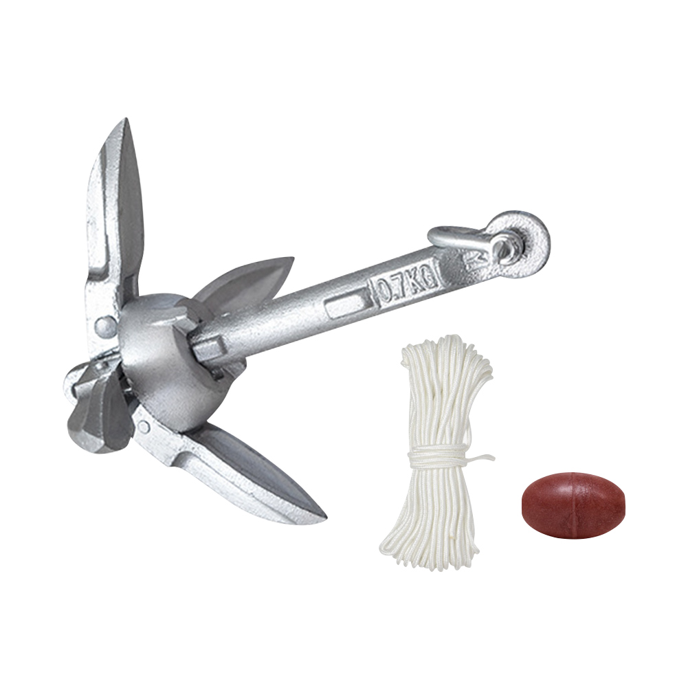 0.7KG 1.5KG Grapnel Anchor wit - مراجعة Fishing Kayak Anchor وسعره