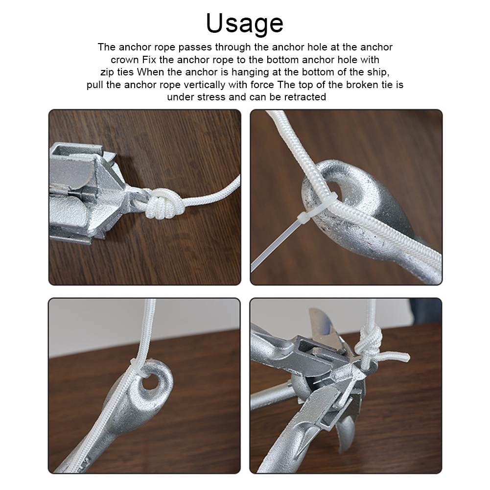0.7KG 1.5KG Grapnel Anchor wit - مراجعة Fishing Kayak Anchor وسعره