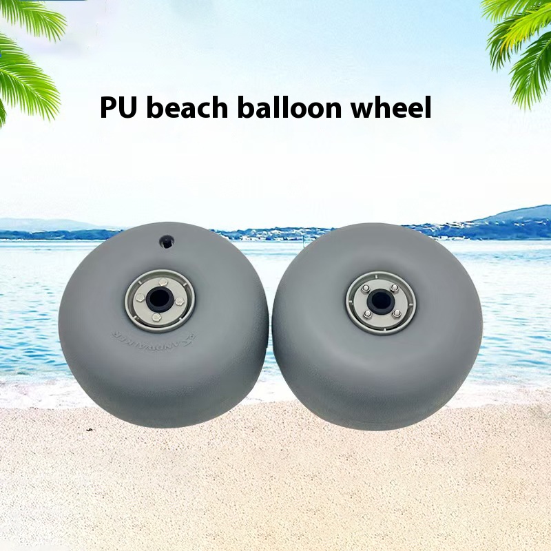 9-inch inflatable PU balloon w - مراجعة Fishing Kayak Cart وسعره