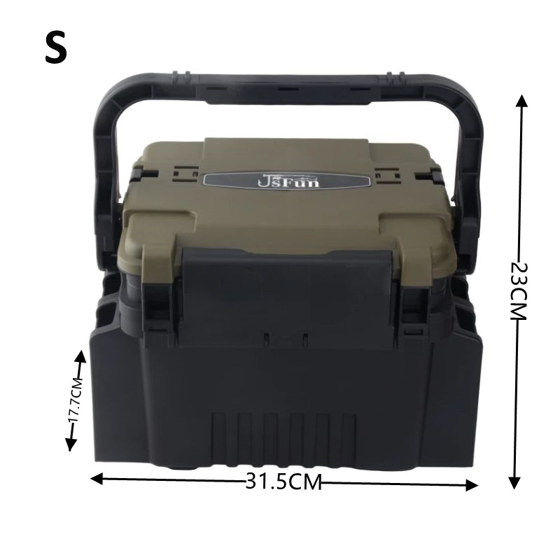 Large Fishing Box Organizer Mu - مراجعة Fishing Kayak Crate وسعره