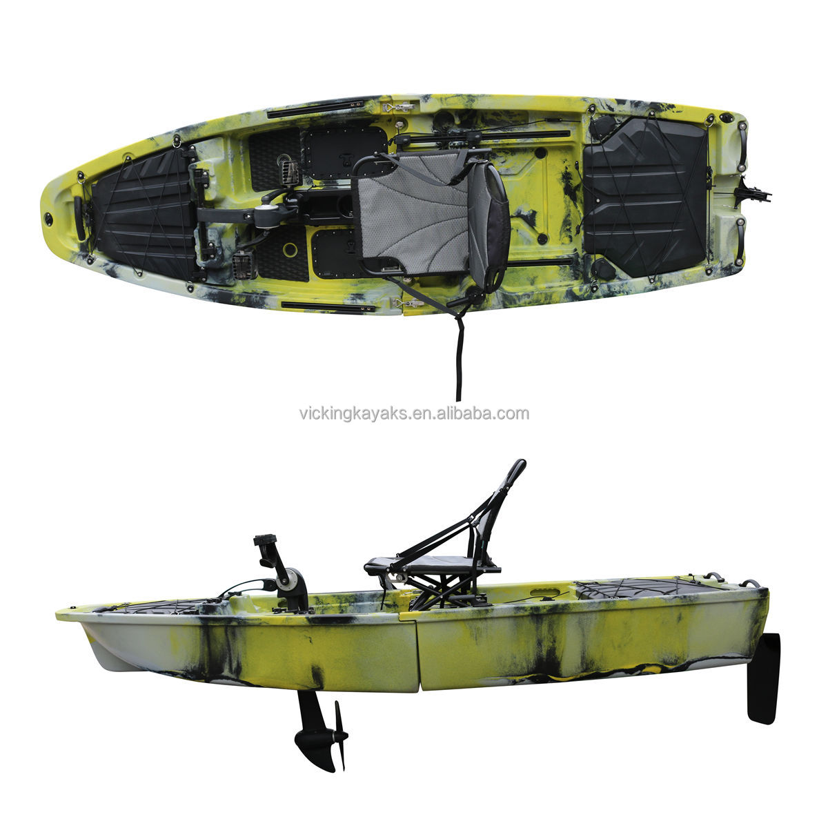 14ft Modular Propeller Pedal D - مراجعة Fishing Kayak Pedal Drive وسعره