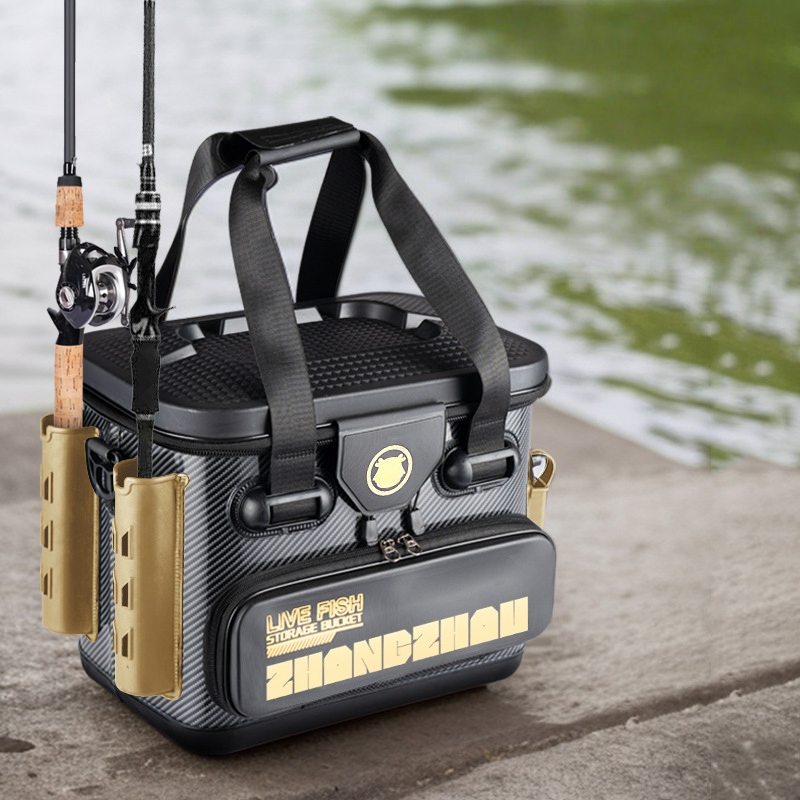 EVA Fishing Barrel Live Fish B - مراجعة Fishing Kayak Crate وسعره