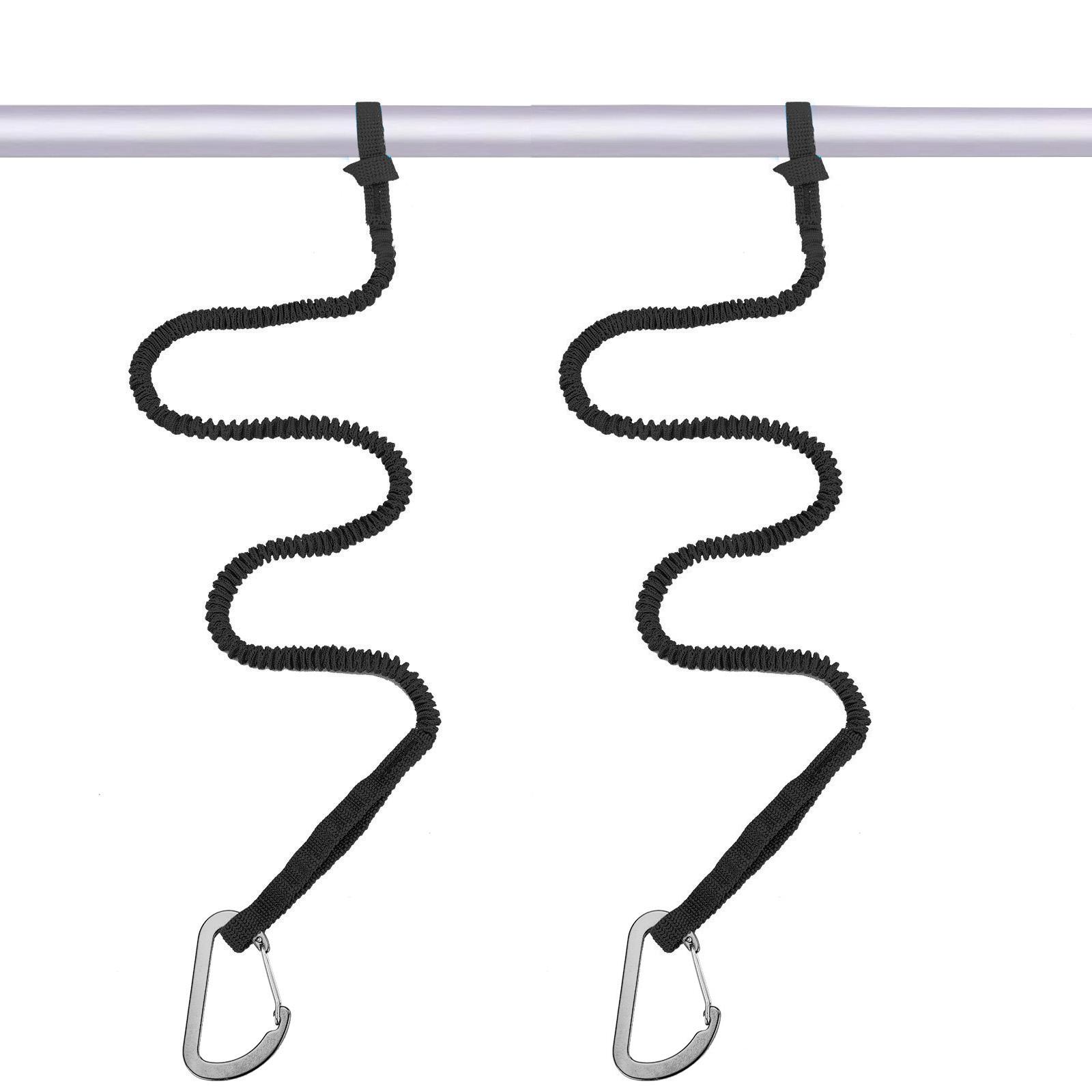 Boat Paddle Tether Elastic Lea - مراجعة Fishing Kayak Paddle Leash وسعره