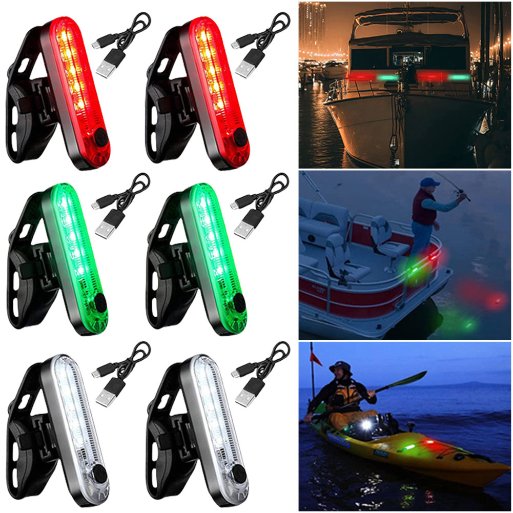 LED Boat Navigation Light USB  - مراجعة Fishing Kayak Storage Bag وسعره
