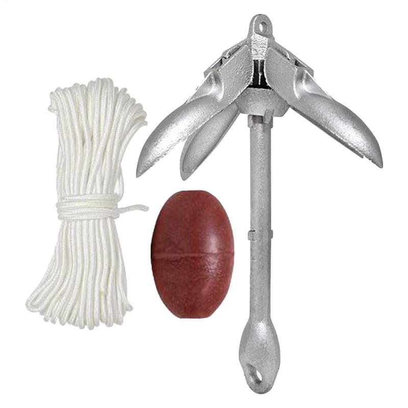 Canoe Anchoring Boat Anchoring - مراجعة Fishing Kayak Anchor وسعره