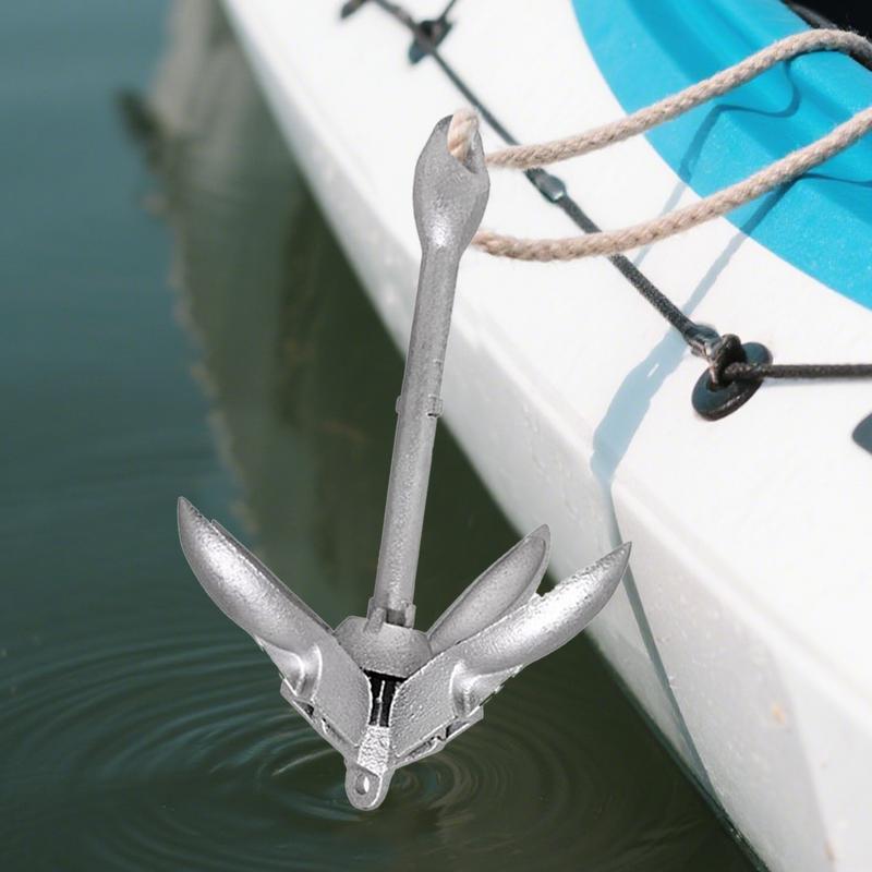 Canoe Anchoring Boat Anchoring - مراجعة Fishing Kayak Anchor وسعره