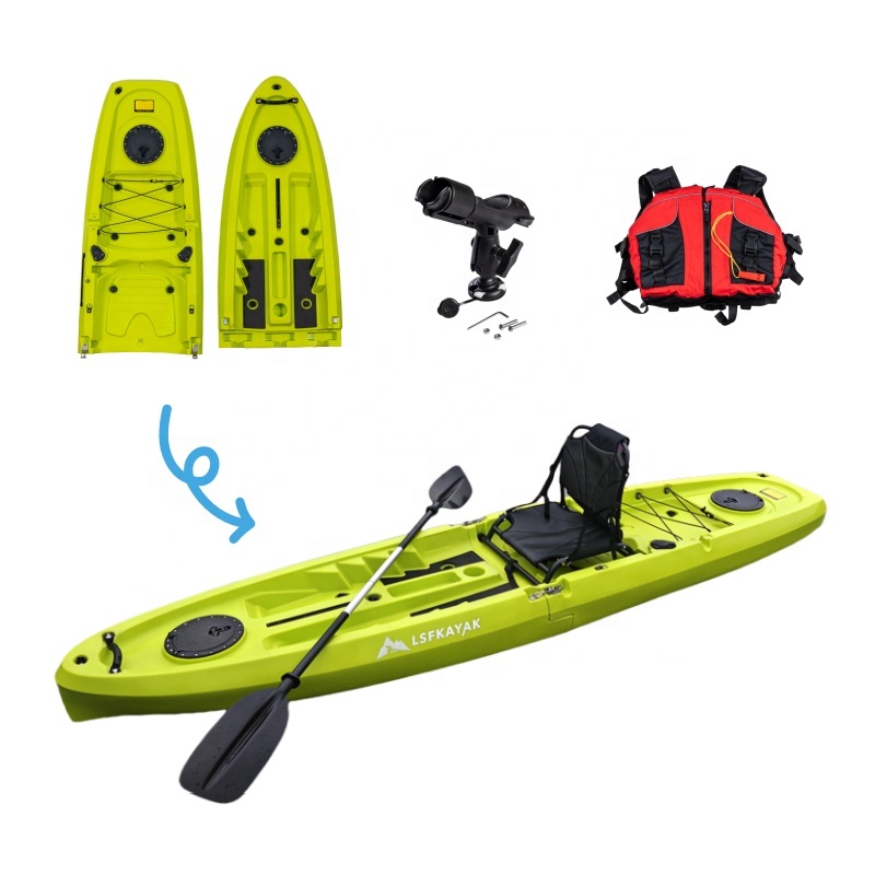 LSF Novel 3.3Meter 11FT Split  - مراجعة Fishing Kayak Pedal Drive وسعره