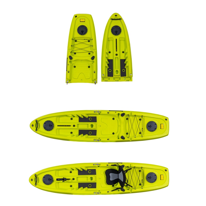 LSF Novel 3.3Meter 11FT Split  - مراجعة Fishing Kayak Pedal Drive وسعره