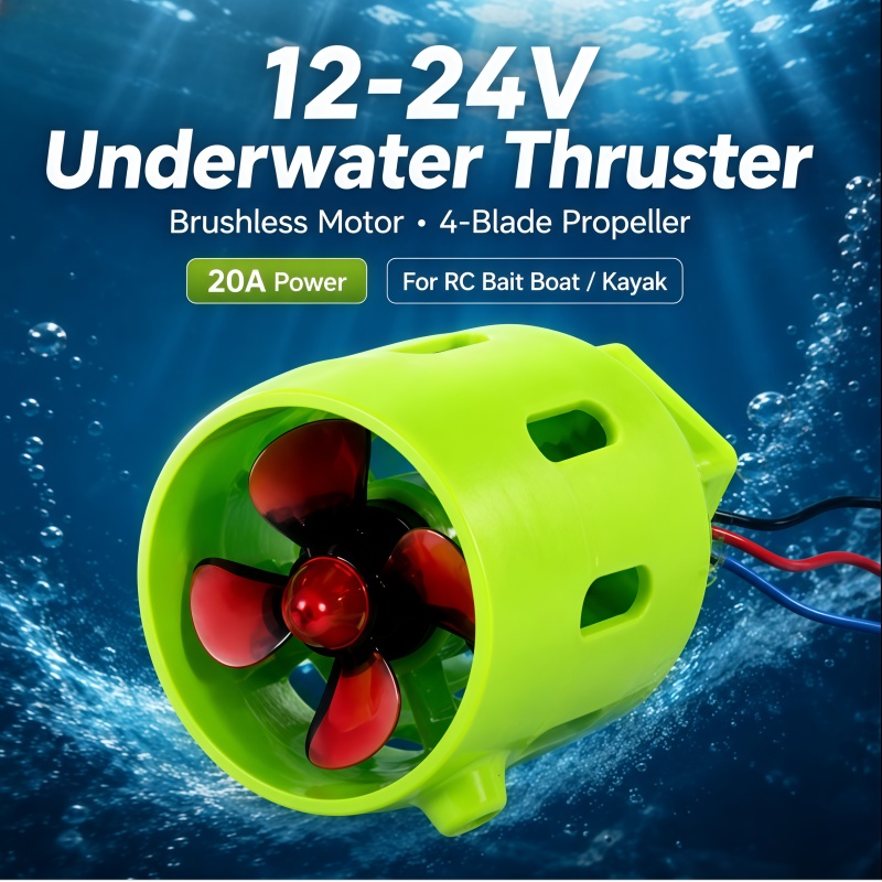 12-24V 20A Brushless Underwate - مراجعة Fishing Kayak Trolling Motor وسعره