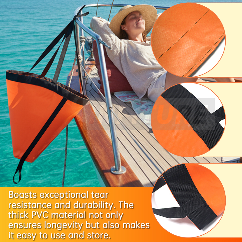 18-53'' Sea Drogue Anchor Floa - مراجعة Fishing Kayak Anchor وسعره