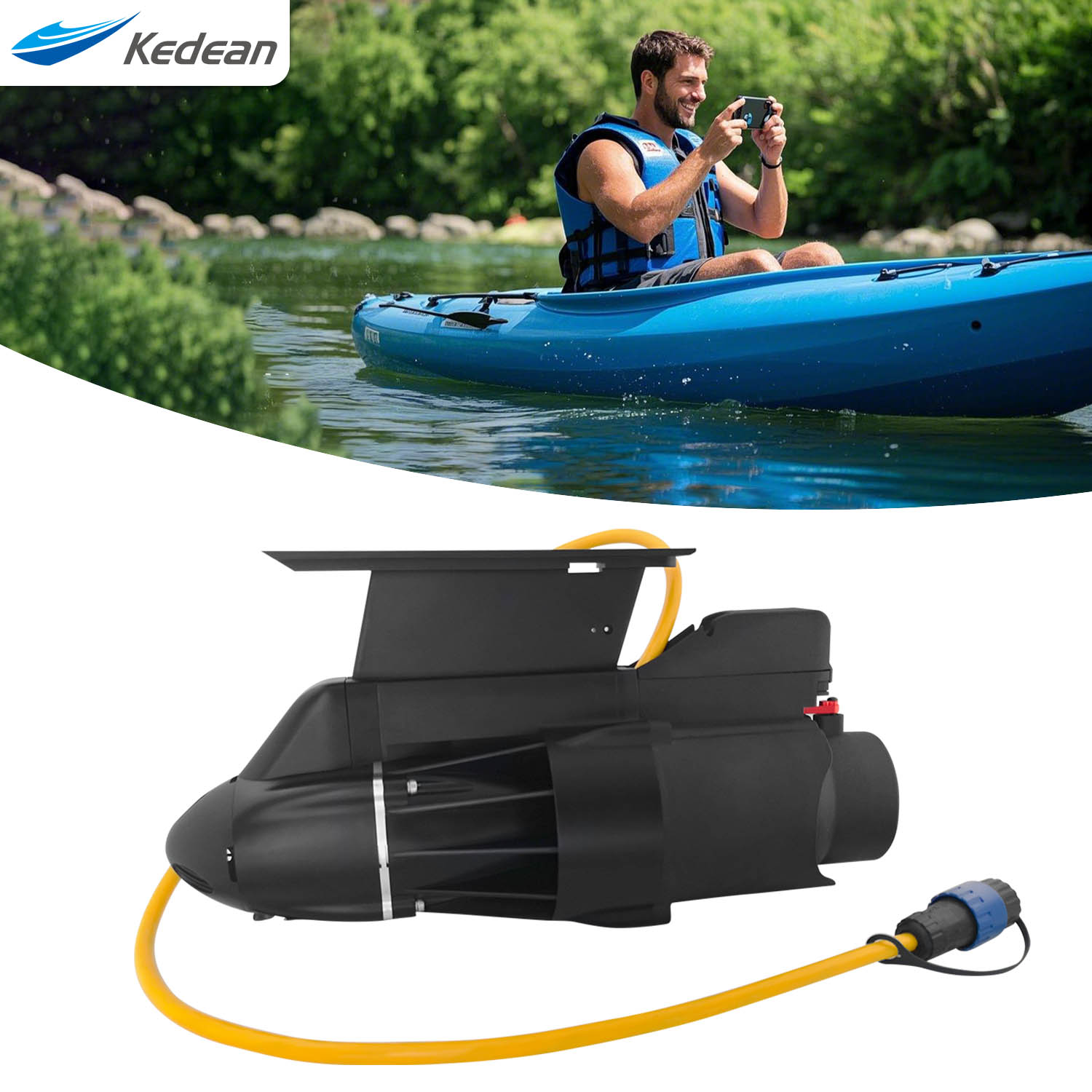 Directional Electric Trolling  - مراجعة Fishing Kayak Trolling Motor وسعره