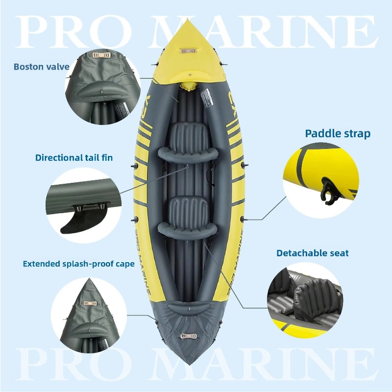 All-Purpose Inflatable Boat fo - مراجعة Fishing Kayak Inflatable وسعره
