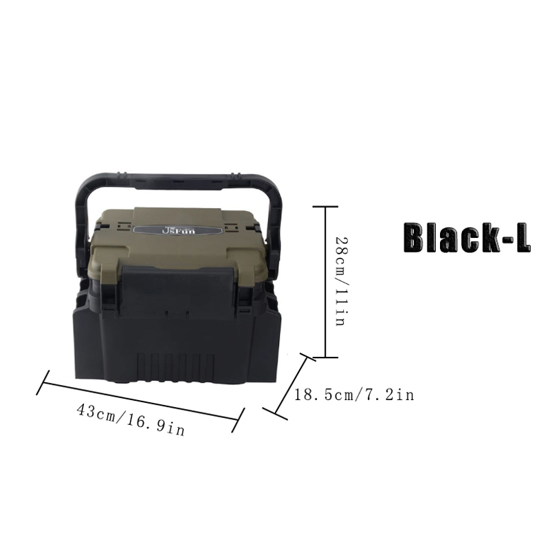 Large Fishing Box Organizer Mu - مراجعة Fishing Kayak Crate وسعره