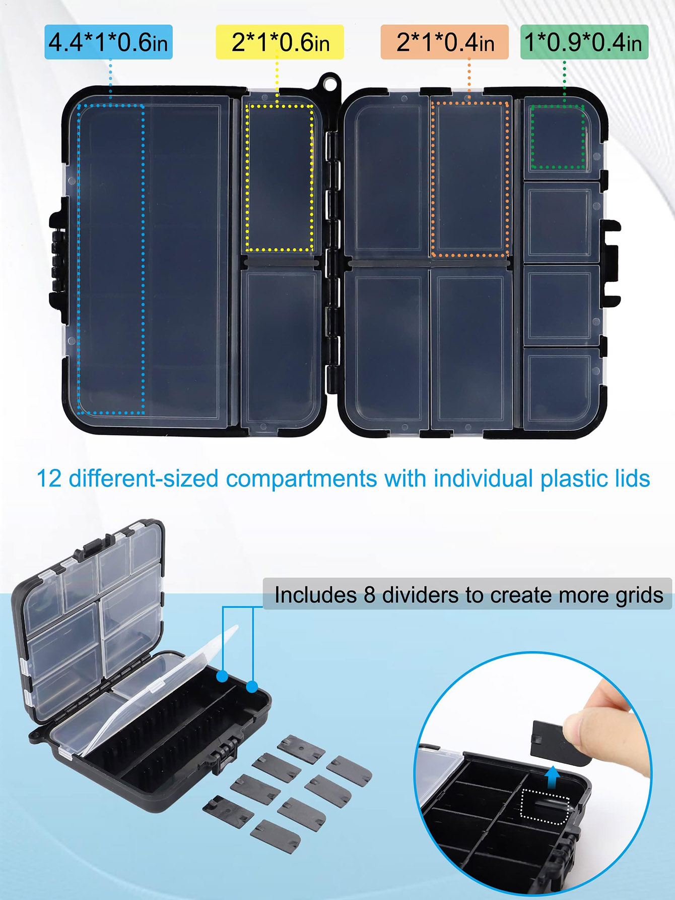 Small Tackle Box Organizer Min - مراجعة Fishing Kayak Crate وسعره