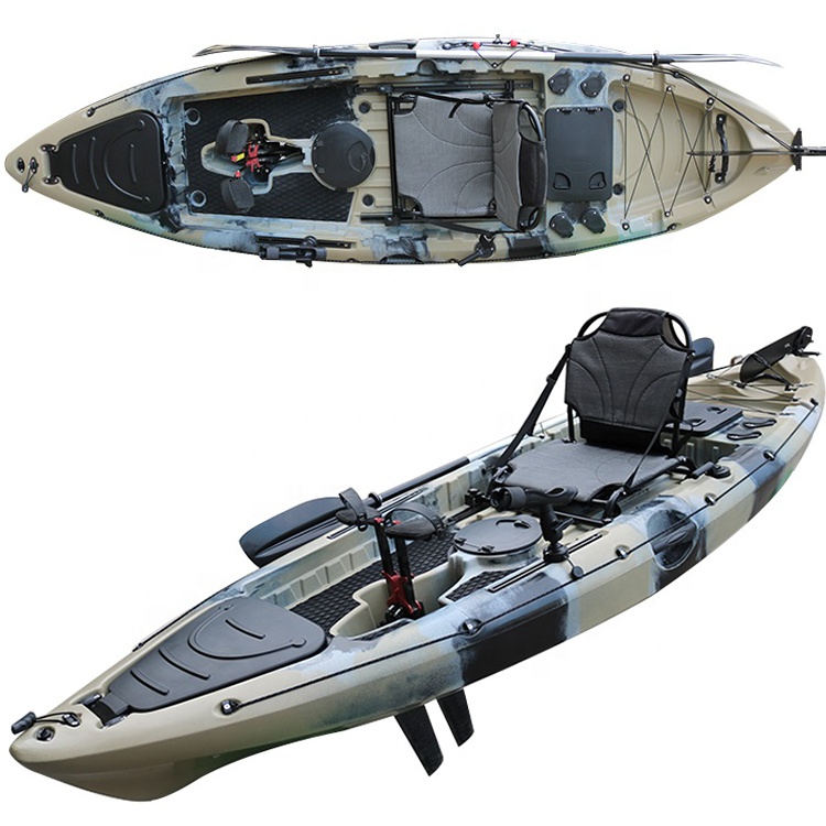 New Designed Plastic Kayak Fis - مراجعة Fishing Kayak Pedal Drive وسعره