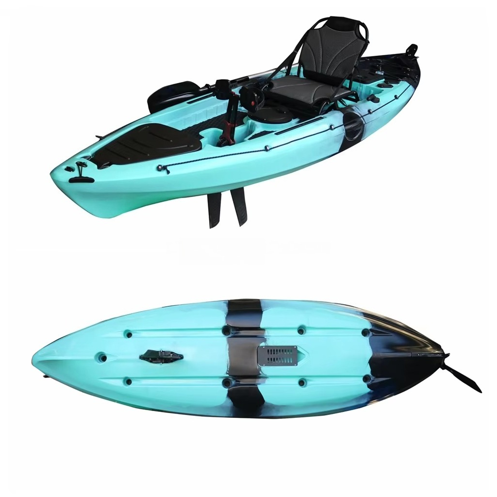 New Designed Plastic Kayak Fis - مراجعة Fishing Kayak Pedal Drive وسعره