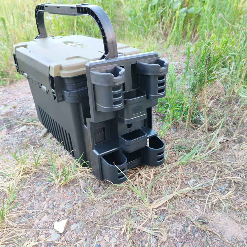 1-piece set of large lure fish - مراجعة Fishing Kayak Crate وسعره