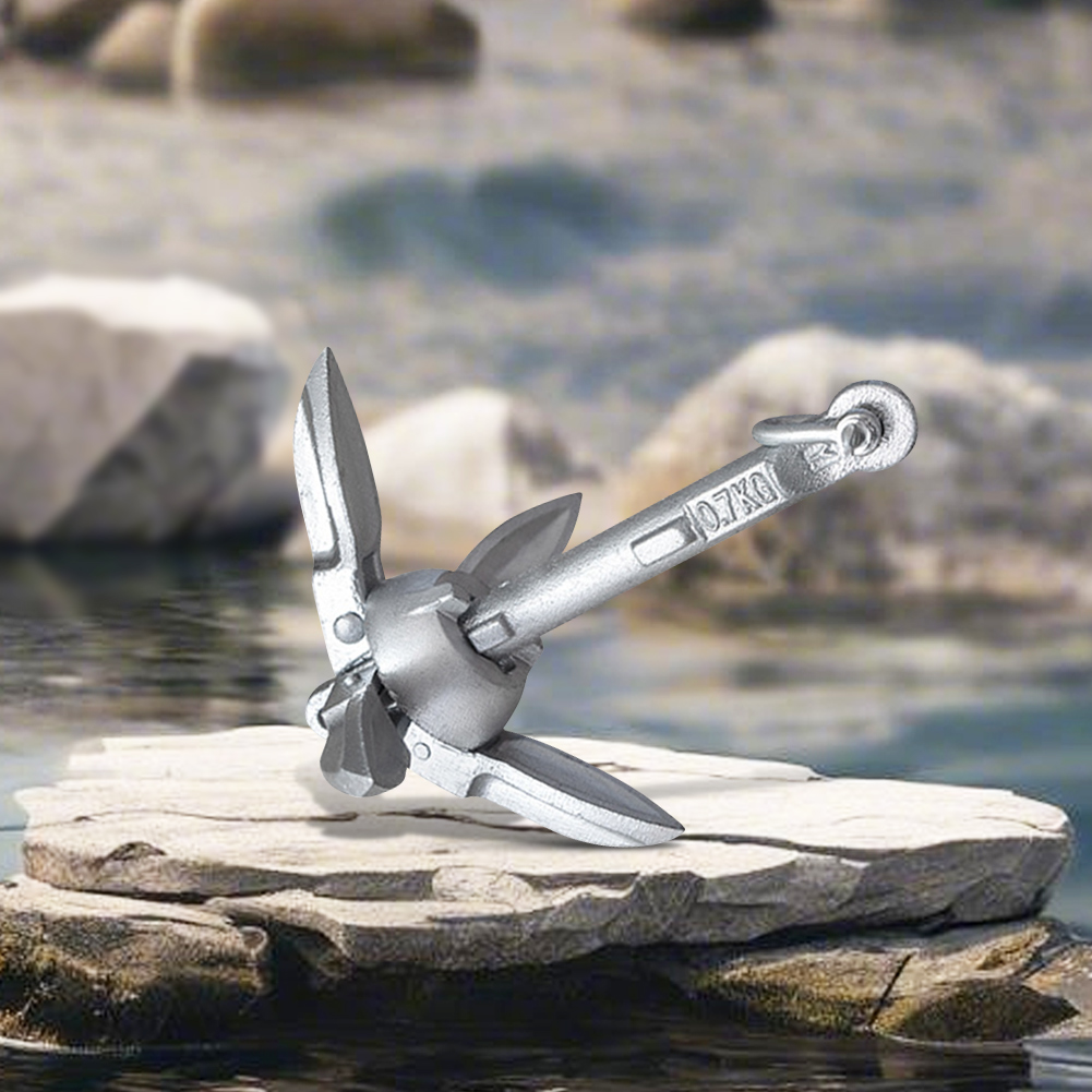 0.7/1.5KG Grapnel Anchor with  - مراجعة Fishing Kayak Anchor وسعره