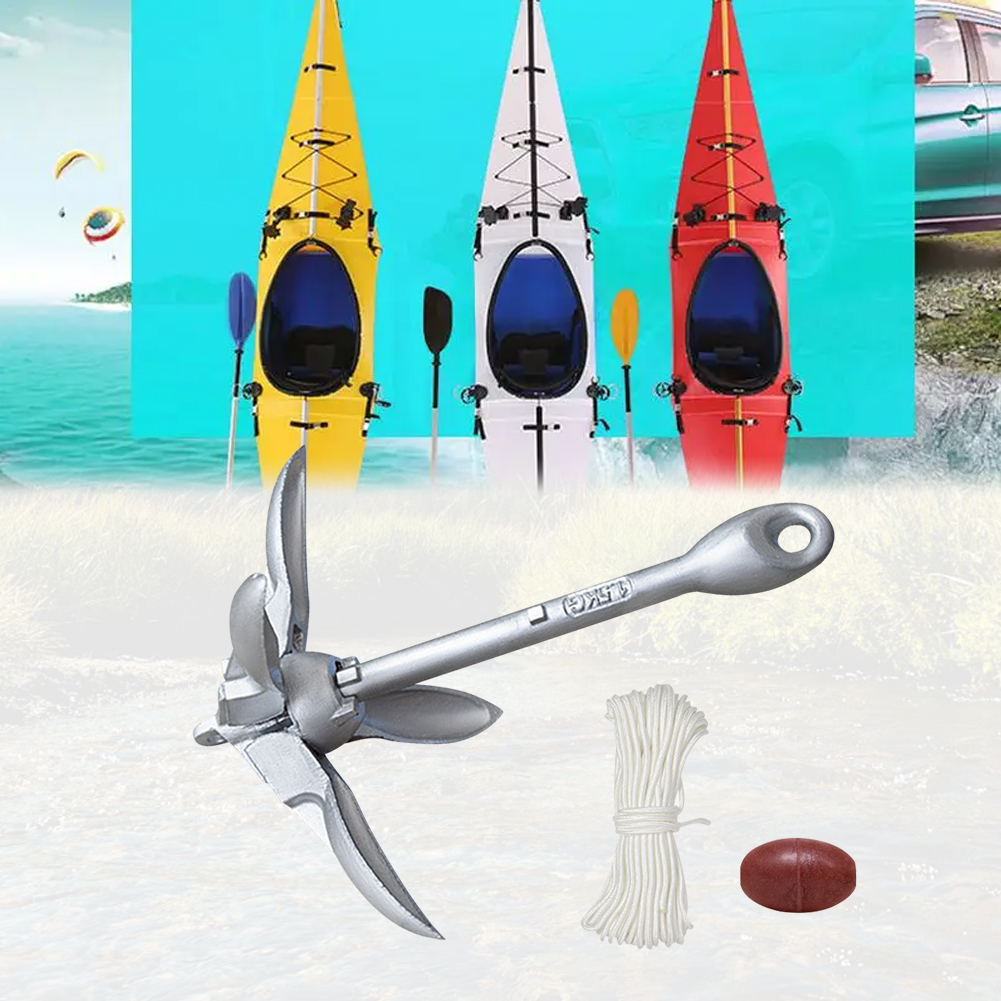 0.7/1.5KG Grapnel Anchor with  - مراجعة Fishing Kayak Anchor وسعره