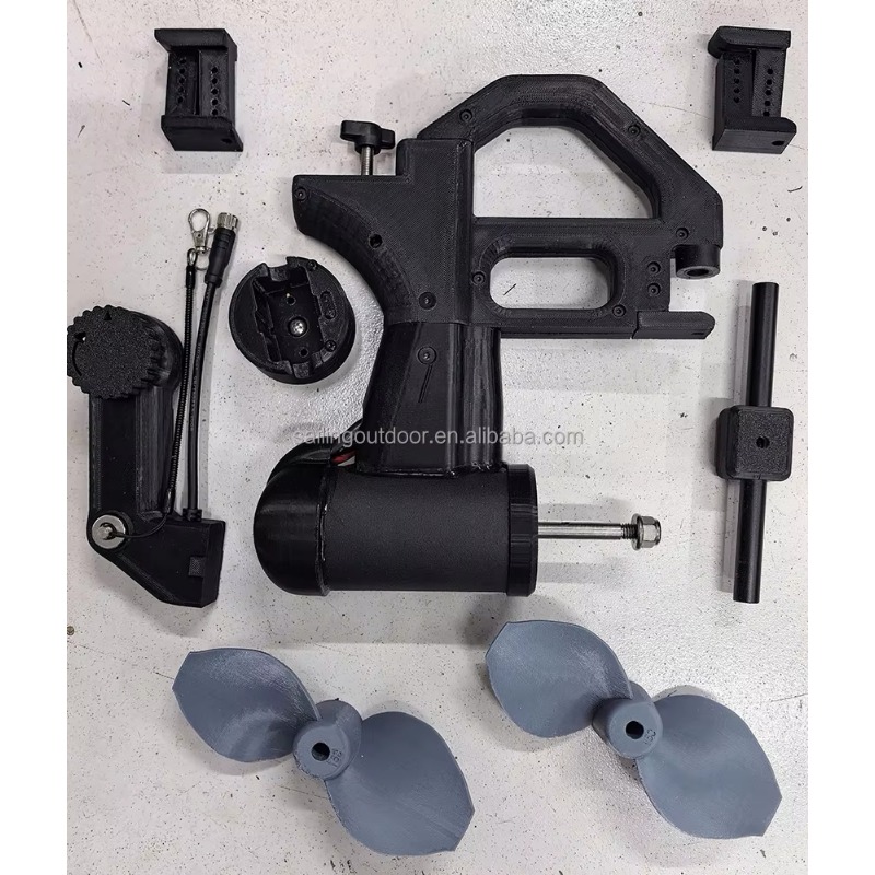 12V 800 Watt Electric Brushles - مراجعة Fishing Kayak Cart وسعره