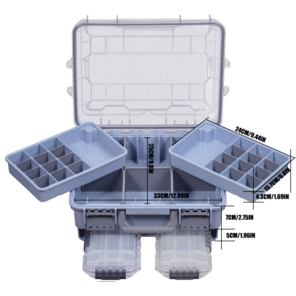 SAMOLLA Fishing Tackle Box Lar - مراجعة Fishing Kayak Crate وسعره