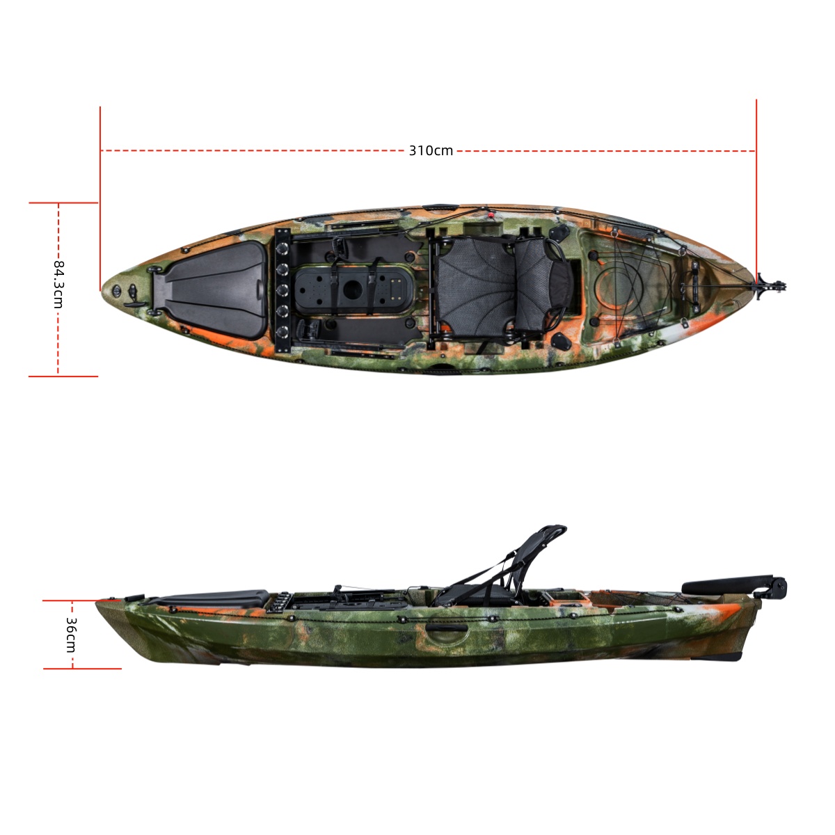 LSF First-class Single Fishing - مراجعة Fishing Kayak Seat وسعره