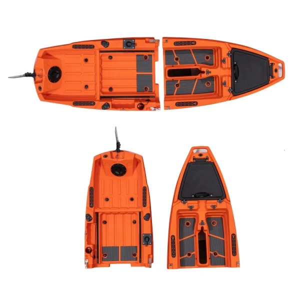 Modular Single 1 Person Plasti - مراجعة Fishing Kayak Pedal Drive وسعره