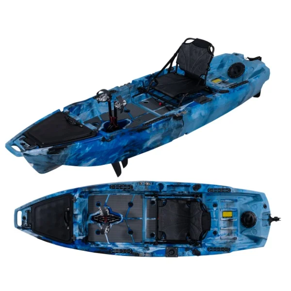 Modular Single 1 Person Plasti - مراجعة Fishing Kayak Pedal Drive وسعره