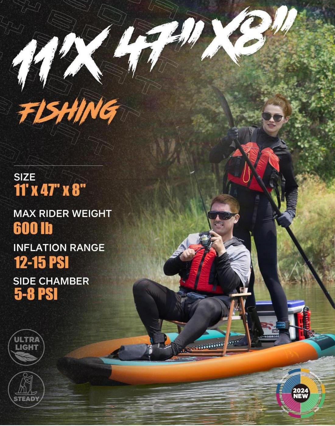 2 Person Inflatable Kayak for  - مراجعة Fishing Kayak Inflatable وسعره