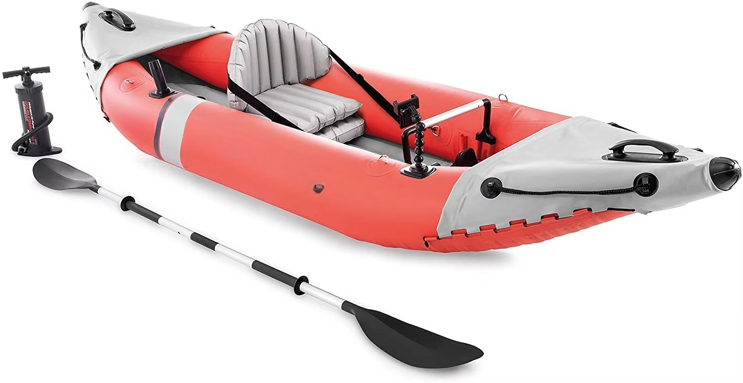 68303 Excursion Pro K1 Inflata - مراجعة Fishing Kayak Rod Holder وسعره