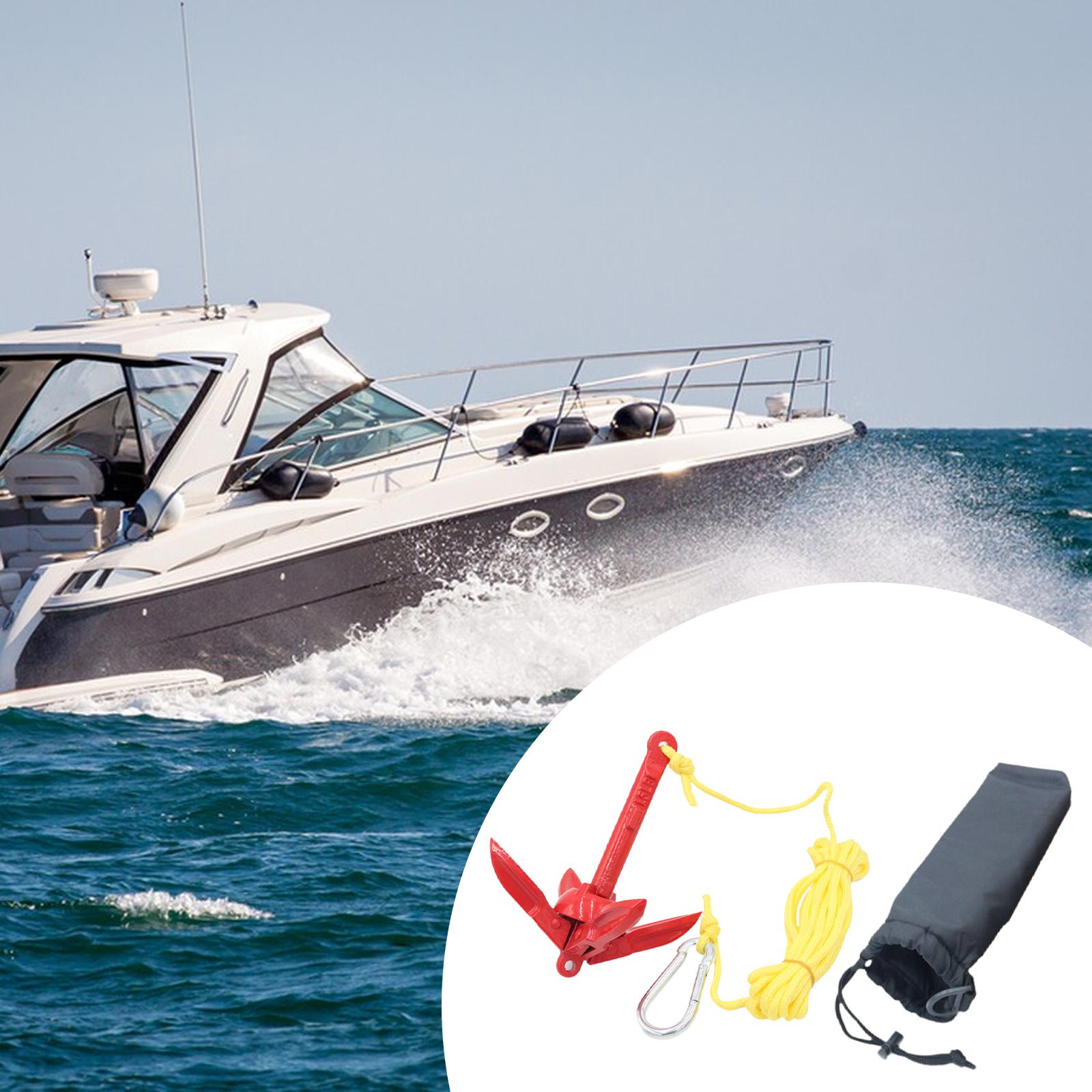 Carbon Steel Folding Boat Anch - مراجعة Fishing Kayak Anchor وسعره